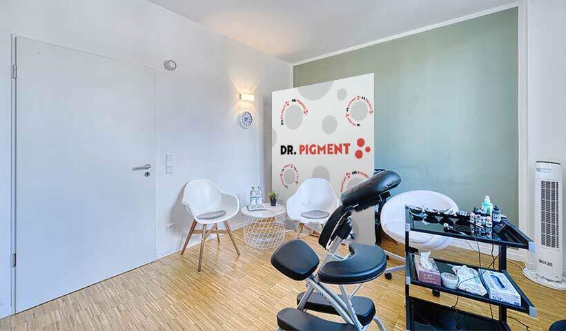 Bild einer der Haarpigmentierung Praxis von Dr. Pigment in Deutschland!
